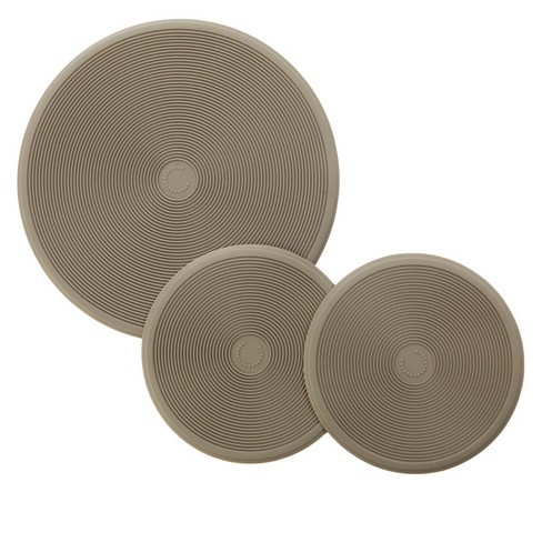 Curtis Stone Set Of 3 Silicone Trivets Model 639 832 Refurbished Gray Target