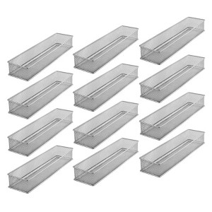 YBM Home Silver Mesh Drawer and Desk Organizer Tray - 1 of 4