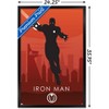Trends International Marvel Heroic Silhouette - Iron Man Framed Wall Poster Prints - 3 of 4