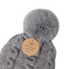 Britt's Knits Cozy Classics Pom Hat Winter Cozy Fur Pom Knit Beanie Hat Skull Cap for Women & Girls - 2 of 4