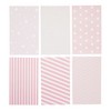 Sparkle and Bash 36 Pack Goodie Gifts Bags, Party Favors Paper Treat Bags with Stickers for Girls Baby Shower & Kids Birthday, Pink 5.5x9x3.15 In - 3 of 4