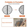 Fire Pit Cooking Grill Grate, X-Marks Fire Pit Grill Cooking Grate, Portable Camping Cookware with Handle - 3 of 4