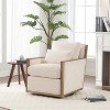 NicBex Corduroy Swivel Barrel Accent Chair,Upholstered Swivel Living Room Chairs with High Backrest,Cozy Armchair,Accent Chairs for Living Room - 2 of 4