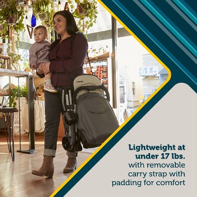 Safety 1st Easy-Fold Compact Gray and Black Stroller