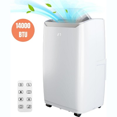 14000 BTU Portable Air Conditioner for Rooms up to 750 Sq Ft – 3-in-1 Cooling, Fan, Dehumidifier with Remote, Timer, Sleep Mode & Window Kit