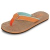 Womens Floral Textured Flip Flop Sandal - 2 of 4