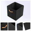 REGALWOVEN Premium Material Collapsible Design Spacious Capacity Versatile Use Storage Bin 11*11*11in 3 Pcs - 2 of 4