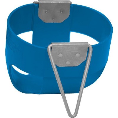 American Swing Products Jensen S-100B Commercial Tot Full Bucket Rubber Seat - Blue with Insert