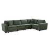 CAVINAS 4/5/6-Seater Modular Sectional Sofa,Cloud Couch Sectional,Conversible Sleeper Sofa for Living Room,3 Throw Pillows - 2 of 4