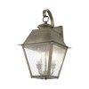 Livex Lighting Mansfield 2 - Light Wall Light in  Vintage Pewter - 2 of 4