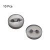 Unique Bargains Round Resin 2-Hole Fish Eye Craft Replacement Sewing Button 10 Pcs - 3 of 4