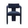 Meridian Furniture,Brenda Chenille Fabric Dining Chair, Set of 2 - 3 of 4