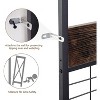 Modern 39.9" Entryway Coat Rack with Storage Shelves& Sturdy Frame,Freestanding Coat Rack Stand for Living Room/Bedroom/Entryway - 3 of 4