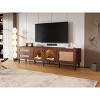 KTMBDW Rattan TV Stand with Cabinets & Drawers,Media Console Table, TV cabinet for Living room - 3 of 4