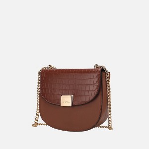 MKF Collection Brooklyn Crocodile Embossed Vegan Leather Shoulder Bag by Mia K - 1 of 4