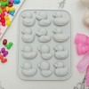 Unique Bargains Chocolate Mould 12-Cavity Duckling Collection Candy Mould Hand Wash 6.02"x4.61"x0.51" 1 Pc - 2 of 4