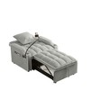 Ridstar 3-in-1 Convertible Folding Sofa Bed For Living Room & Bedroom-Grey - 2 of 4