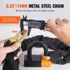 VEVOR Bike Chain Lock, 3.28 Ft Bicycle Chain Lock with 4 Keys, Heavy Duty Metal Steel Anti-Theft High Security Bike Locks, Perfect for Bike - 4 of 4