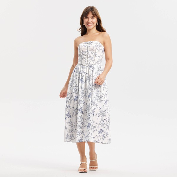 Vestido midi con tirantes desmontables para mujer - A New Day™ 4