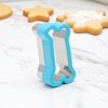 Unique Bargains Biscuit Cutter Medium Bone-Shaped Cookie Cutter Hand Wash Stainless Steel Plastic 3.1"x1.6"1.6" 1Pcs - 2 of 4