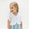 Hope & Henry Girls' Ruffle Sleeve Sweater Vest, Kids - 2 of 4