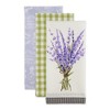 Design Imports Assorted Lavender Bouquet Dishtowel Set Of 3 - 3 of 4