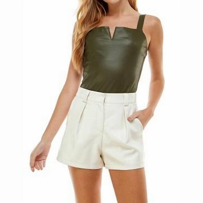 Women's Sleeveless Structure Bodysuit - TCEC