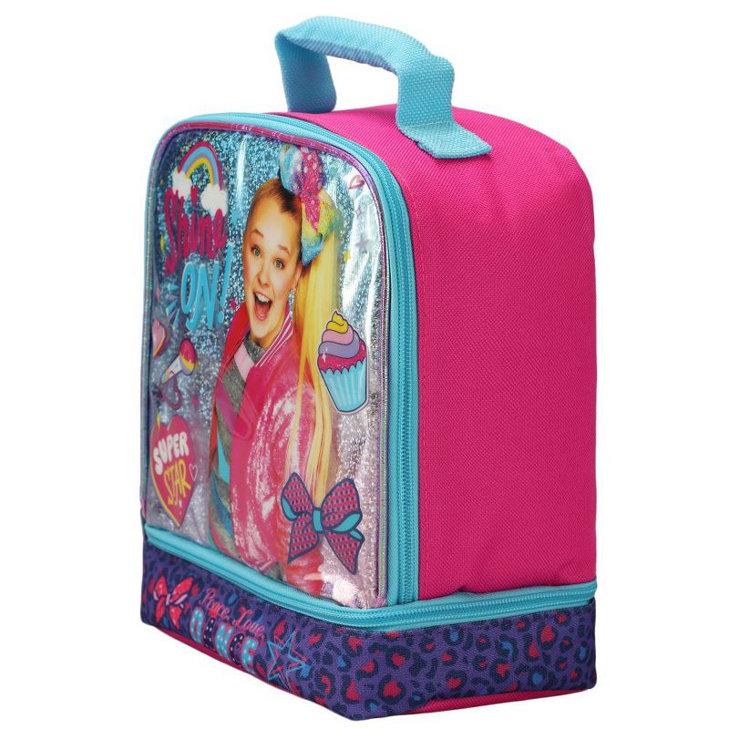 Jojo Siwa Dual Compartment Kids Lunch Box for girls, 2 of 6