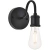 Elegant Lighting Serif 1 light black Wall Sconce - 3 of 4