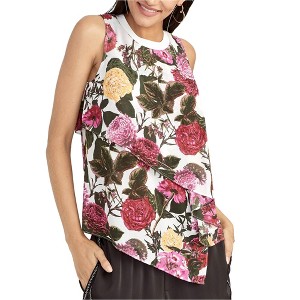 Rachel Roy Womens Peyton Floral Sleeveless Blouse Top - 1 of 1