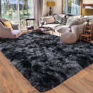 LOVEVOOK 5x7 Feet Area Rugs for Living Room Bedroom, Non-Slip Fluffy Soft Shag Rug, Plush Carpet for Home Dorm Decor Aesthetic - 1 of 4