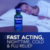 Vicks Nyquil Cold & Flu Nighttime Relief Liquid, Original Flavor 8 Oz - 3 of 4
