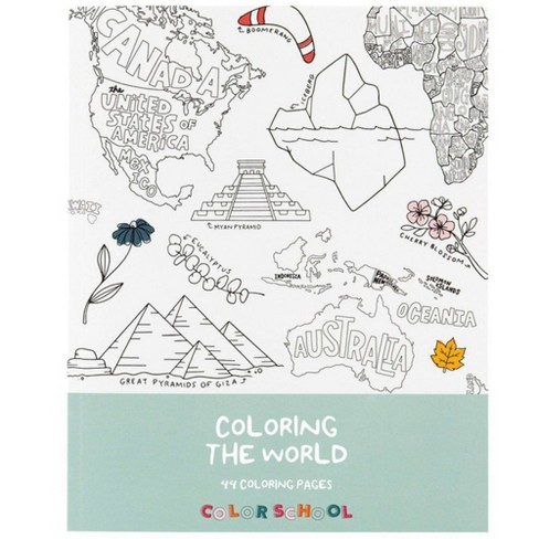 Travel Coloring Book for Kids. Travel Coloring Pages. 