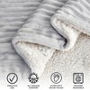 Ribbed Texture Reversible Bed Blanket - Great Bay Home - 4 of 4