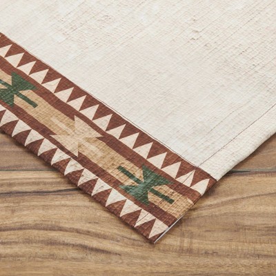 Rustic Bear Forest Light Filtering Rod Pocket Valance