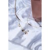 Slickblue Women's Necklace Set, Gold Flat Snake and Link Chains with 3D Butterflies and Stars, Trendy, 14.5"&17" - 3 of 4