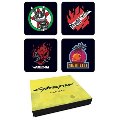 Dark Horse Comics Cyberpunk 2077 4 Piece Coaster Set