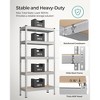SONGMICS 5-Tier Storage Shelves, Garage Storage, Boltless Assembly, Adjustable Shelving Unit, Load 1929 lb, for Shed Warehouse Basement Kitchen - 3 of 4