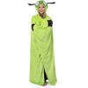 Invader Zim Silk Touch Hooded Blanket with Attached Hood and Pockets Silk Touch 50" X 60" Green - 4 of 4