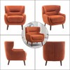 DYHOME Tufted Accent Chair, Wingback Upholstered Armchair for Living Room, Bedroom - 4 of 4