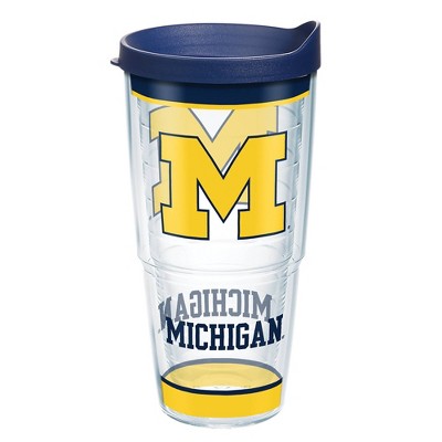 NCAA Michigan Wolverines Tradition Classic Tumbler with Lid - 24oz