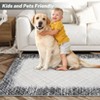 COZONY Washable Area Rug Runner, Machine Washable Non-Slip Stain Resistant Carpet Mat, Modern Minimalist Border for Living Room Decor - 3 of 4