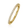 Ross-Simons 0.50 ct. t.w. Diamond Eternity Ring in 14kt Yellow Gold - 3 of 4