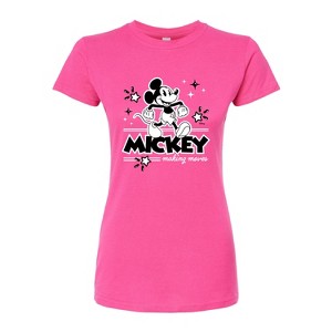 Women's - Disney - Mickey Mouse Fitted Graphic T-Shirt - 1 of 3