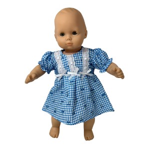 Adorable Blue Cherries Nightgown or Dress for 14–16 Inch Baby Dolls - 1 of 4