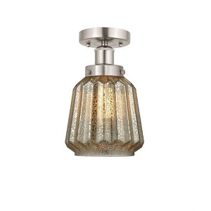 Chatham - 1 Light Semi-Flush Mount In Industrial Style-8.25 Inches Tall and 6.5 Inches Wide - 1 of 1