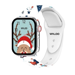 Waloo Christmas/Holiday Fun Silicone Band For Apple Watch - 1 of 2