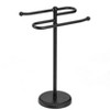 Home Mart Goods Matte Black Stainless Steel S-Design Fingertip Towel Holder With Heavy Base - 4 of 4
