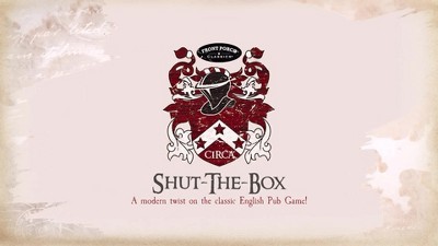 Front Porch Classics Circa Shut the Box Board Game: Math Focus, 20