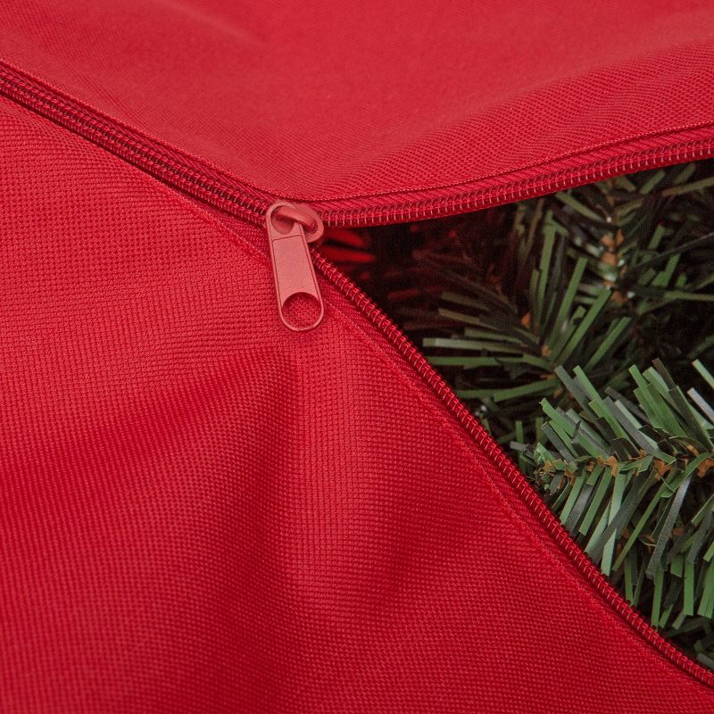Simplify 6ft Heavy Duty Tree Storage Bag Red, 5 of 7